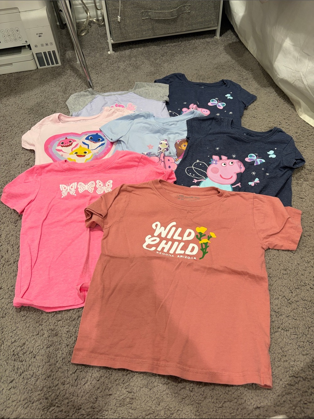 Children’s Graphic Tee Collection- 7 total